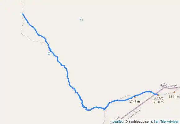 ترک جی پی اس قله گاوکشان بام استان گلستان