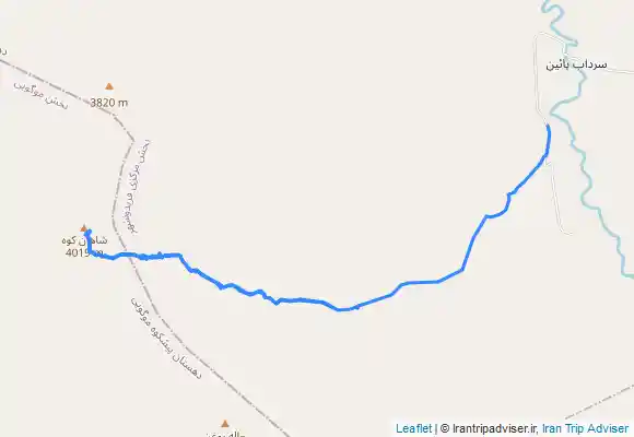 ترک جی پی اس قله شاهان کوه - Shahan summit (طرح سیمرغ)