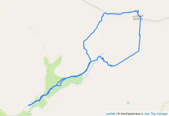 ترک جی پی اس Lavāsān-e Bozorg قله فیل زمین