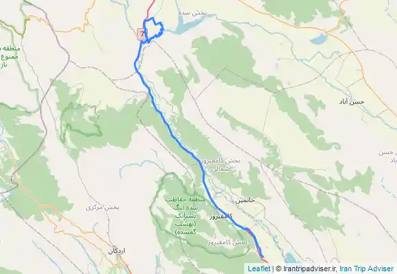 ترک جی پی اس براقTang-e Borāq - Līrmanjān