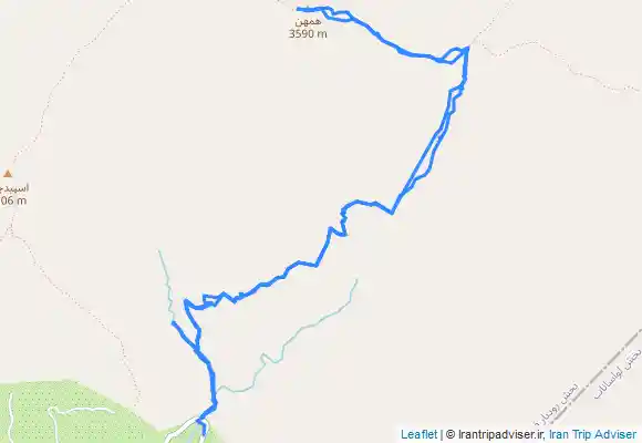 ترک جی پی اس قله همهن