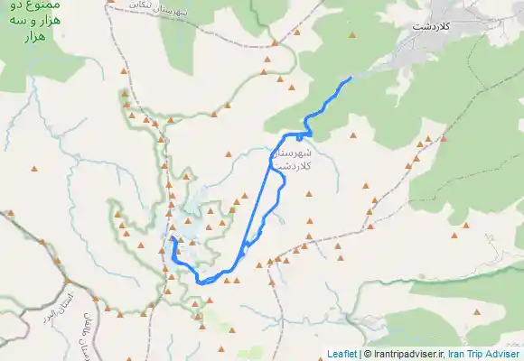 ترک جی پی اس علم کوه دو روزه از هسار چال
