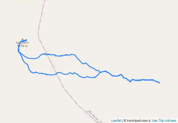 ترک جی پی اس مسیر رفت و برگشت قله شاهان مسیر رفت یال برگشت تنگه عرب