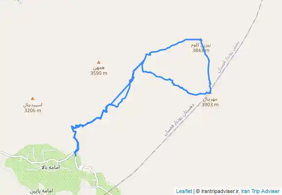 ترک جی پی اس جمعه ٢٠/مرداد/١٤٠٢ صعود به قله مهرچال (٣٩١٢ متر)و پيرزنكلوم (٣٨٥٠ متر) فشم - امامه