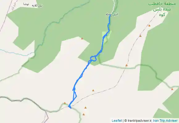 ترک جی پی اس قله سیالان از عسل محله