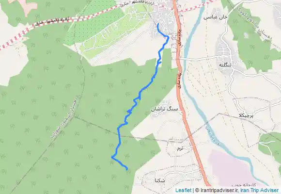 ترک جی پی اس پیاده روی درپارک جنگلی سکوتپه از بالادزا