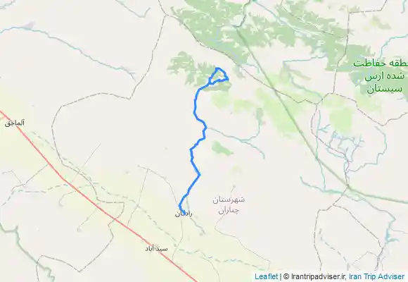 ترک جی پی اس قله سوسن رادکان چناران
