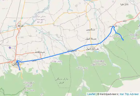 ترک جی پی اس آبشار شیر آباد