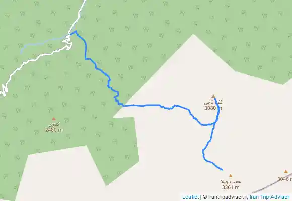 ترک جی پی اس قله هفت چیلا و کفناچی