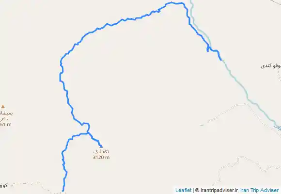 ترک جی پی اس قله تکلیک ازمسیر ۴۰بلاخ وفرودبه قراندریخ دره