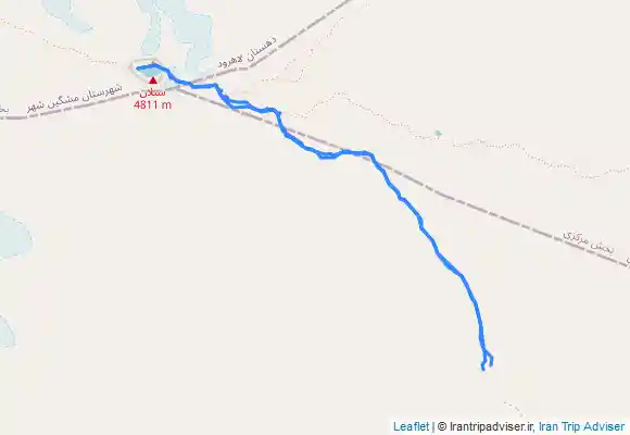 ترک جی پی اس قله سلطان ساوالان از قره مچید (بهمراه خانواده) sultan savalan summit from qareh machid with family