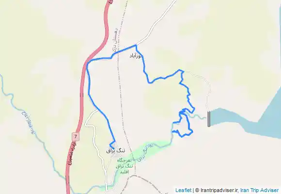 ترک جی پی اس Tang-e Borāq