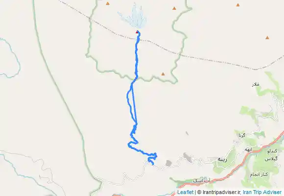 ترک جی پی اس قله دماوند ضلع جنوبی