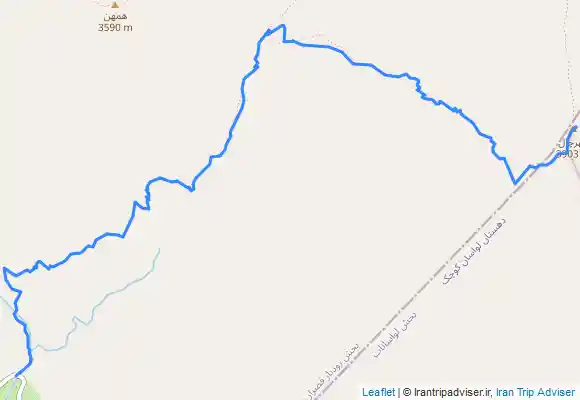 ترک جی پی اس قله مهرچال صعود