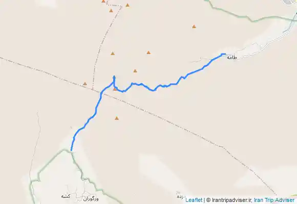 ترک جی پی اس مسیر طامه کرکس