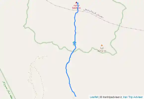 ترک جی پی اس قله دماوند ،جبهه جنوبی DAMAVAND PEAK