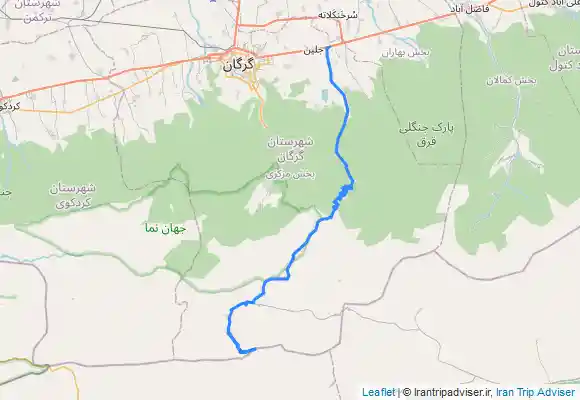 ترک جی پی اس Gav Koshan Peak