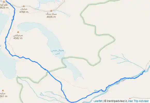 ترک جی پی اس قله علم کوه-هَسارچال alamkooh peak