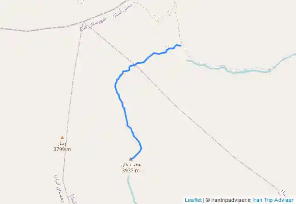 ترک جی پی اس قله هفت خوان