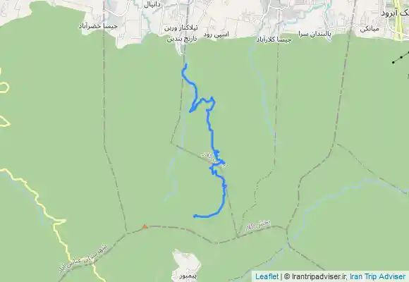 ترک جی پی اس مرداب دریوک به جنگلبانی تیلاکنار