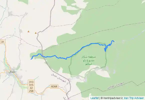 ترک جی پی اس مسیر آفرودی و دانهیل خلخال به اسالم
