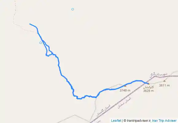 ترک جی پی اس قله گاوکشان