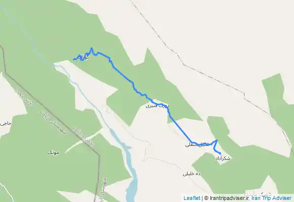 ترک جی پی اس مسیر تنگا نا تا دستشویی