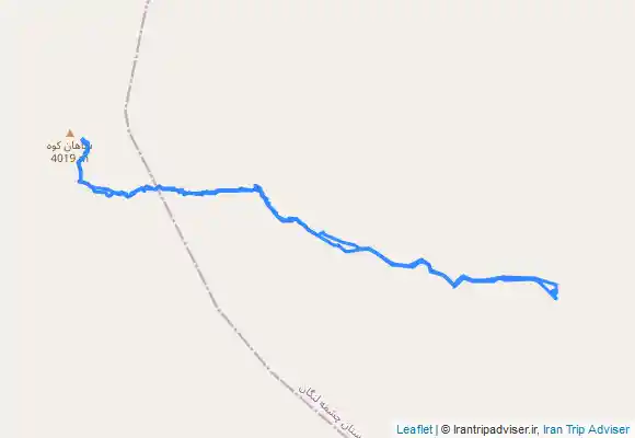 ترک جی پی اس قله شاهان، بام استان اصفهان