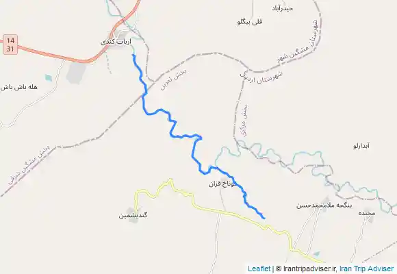 ترک جی پی اس تنبکی دره دو جاق ارباب کندی