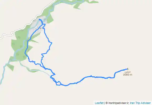 ترک جی پی اس قله میلین ( دوهاله) از مهران