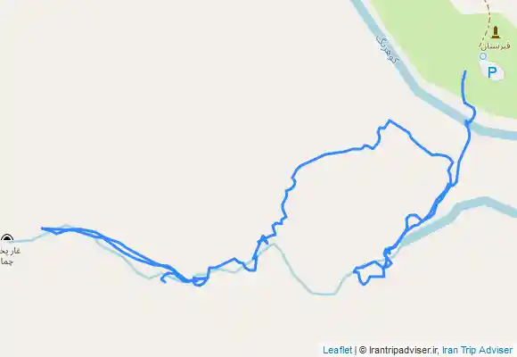 ترک جی پی اس غار یخی کوهرنگ  داخل دره