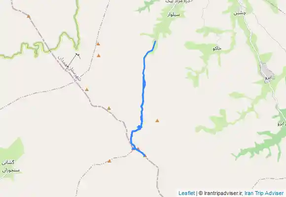 ترک جی پی اس قله یخچال و قله کوبری