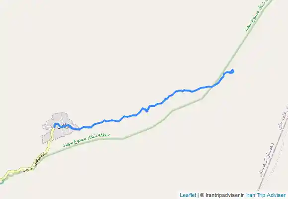 ترک جی پی اس آبشار هرگلان