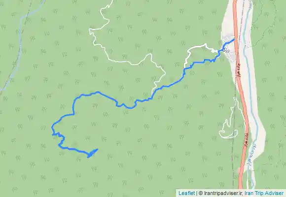 ترک جی پی اس دره زرکه آبشار ماهان آبشار دییز