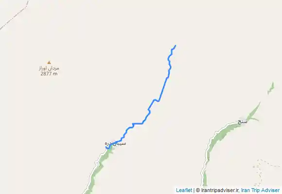 ترک جی پی اس آبشار سیبان دره(آبشار گوزل)