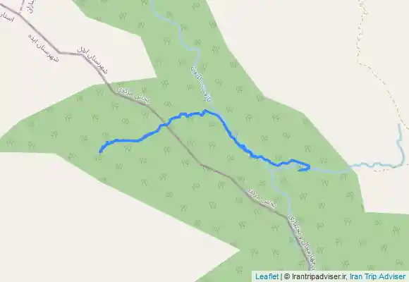 ترک جی پی اس آبشار هوفل پلنگی