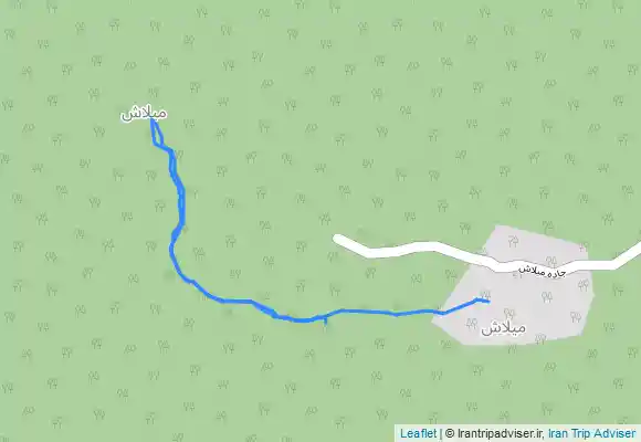 ترک جی پی اس آبشار میلاش - املش - گیلان