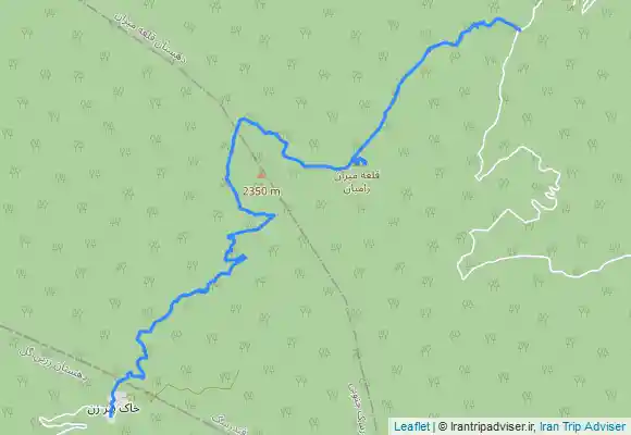 ترک جی پی اس قله قلعه ماران