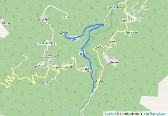 ترک جی پی اس آبشار میلاش