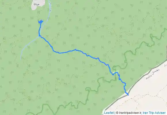 ترک جی پی اس روستا میانا به قله گوگلی