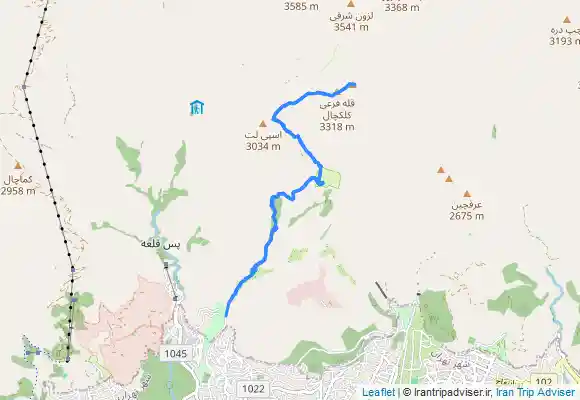 ترک جی پی اس گلابدره تا قله کلکچال