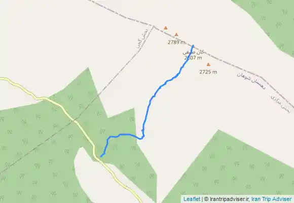 ترک جی پی اس صعودبه قله کان صیفی