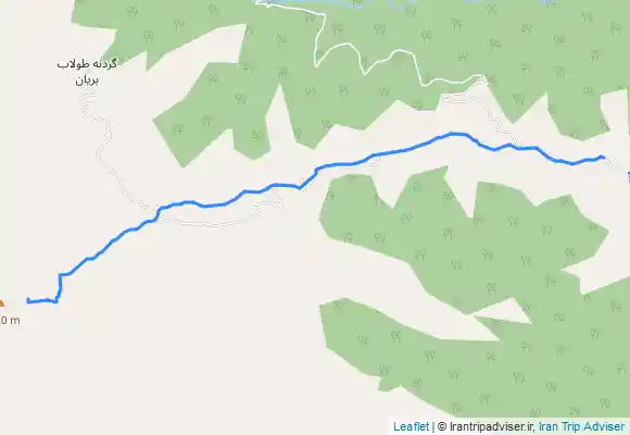 ترک جی پی اس پشته کوه سلانسر رودبار