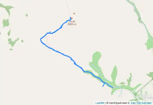 ترک جی پی اس صعود به قله قوچگر