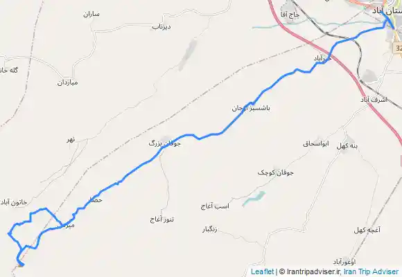 ترک جی پی اس 45 - Sahand area, Arvanag peak from shahmyras, east rout, منطقه سهند، قله اروانا از روستای شاه میرس ،جبهه شرقی