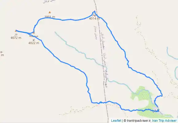 ترک جی پی اس صعود به کهار و میشینه نو و ناز