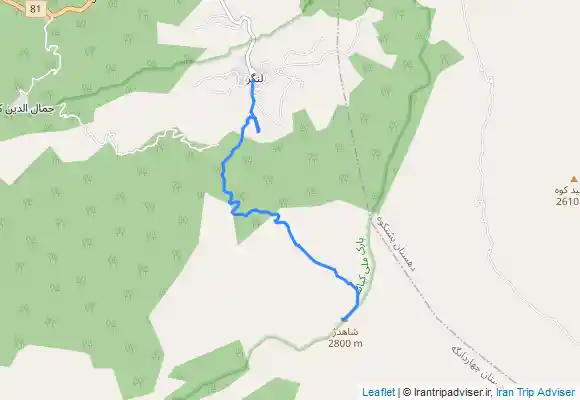 ترک جی پی اس قله شاهدژ