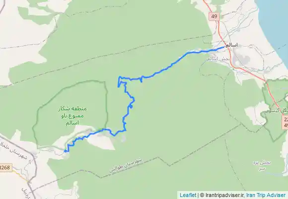 ترک جی پی اس جاده اسالم به الماس،خلخال