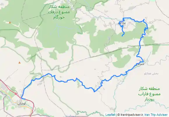 ترک جی پی اس ۱۴۰۲/۷/۱۱ دریاچه ویستان