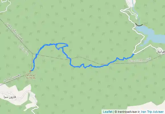 ترک جی پی اس قله اچو از سد مسیر برگشت بهتره